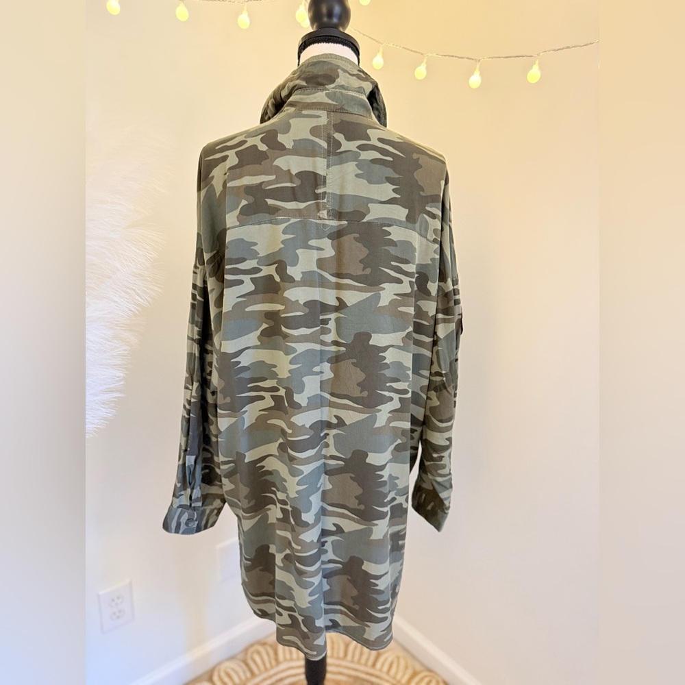New Look Camouflage Button Down Shirt - Picture 5 of 5